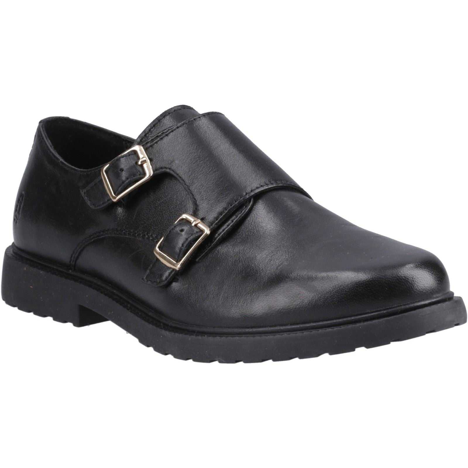 Hush Puppies Verity Leather Women's Black Shoes