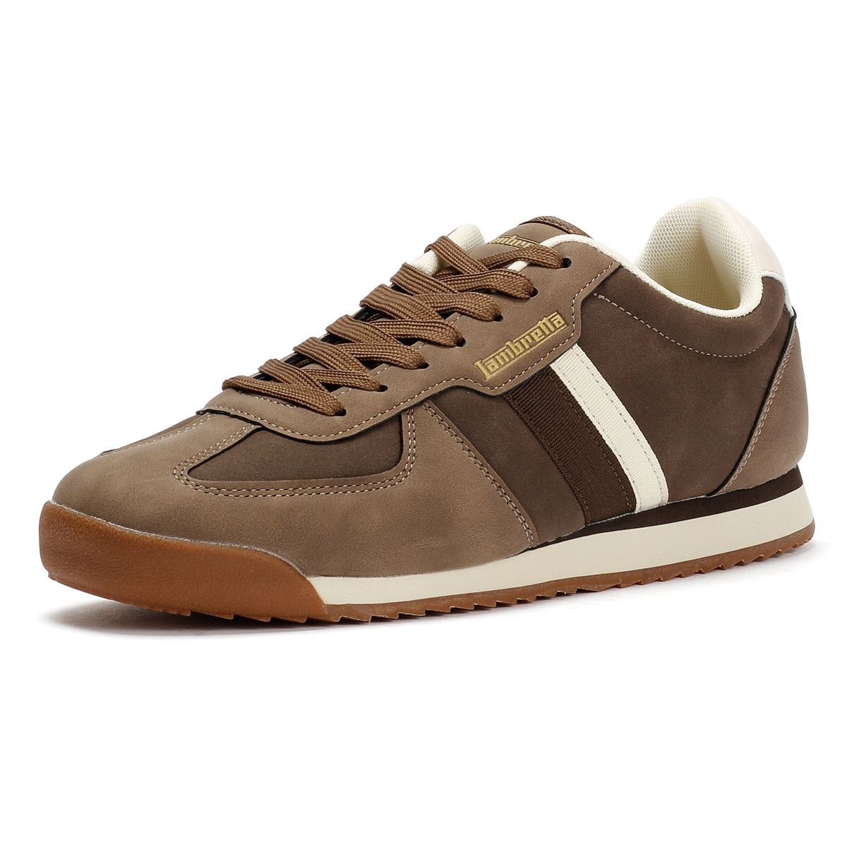 Lambretta Diego Men's Choc/Cream Sneakers
