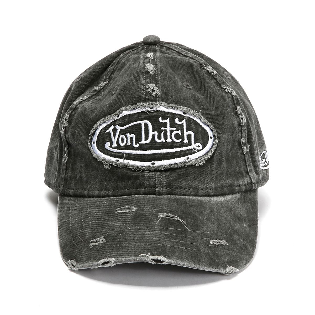 Von Dutch Busted Dad Cotton Black Caps