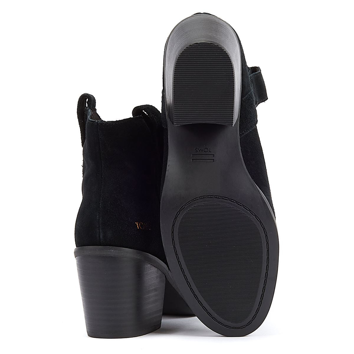 TOMS Constance Suede Women's Black Boots