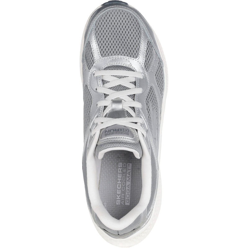 Skechers GO RUN Consistent 2.0 Volt Leather Women's Grey/Silver Trainers