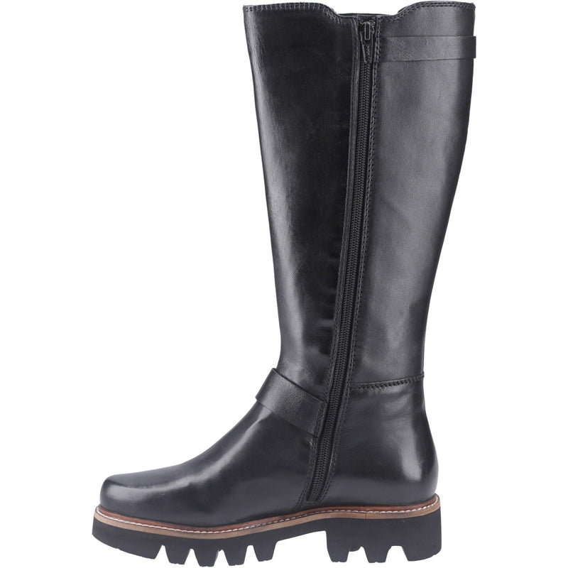 Pod Aleena Leather/Textile Women's Black Boots