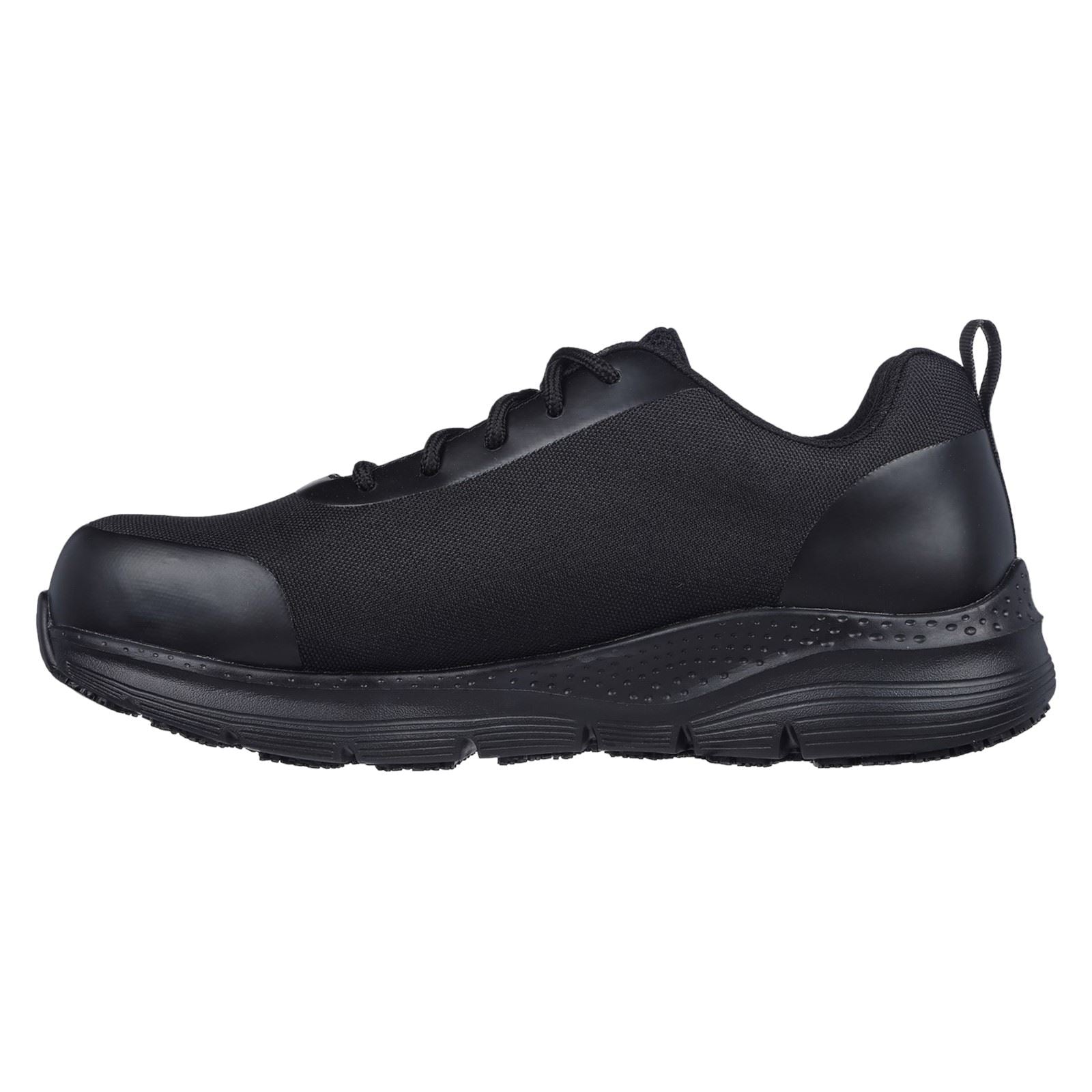 Skechers Workwear Arch Fit SR Ringstap Textile Men's Black Safety Sneakers