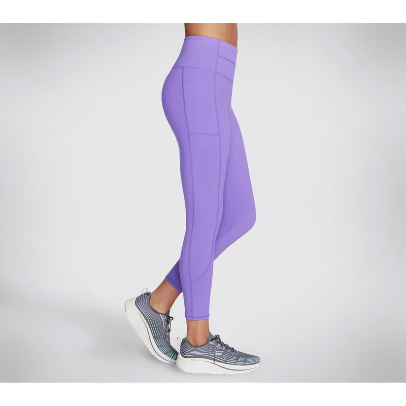 Skechers Performance GOWALK Wear High-Waisted 7/8 Nylon Women's Pink Sports Leggings