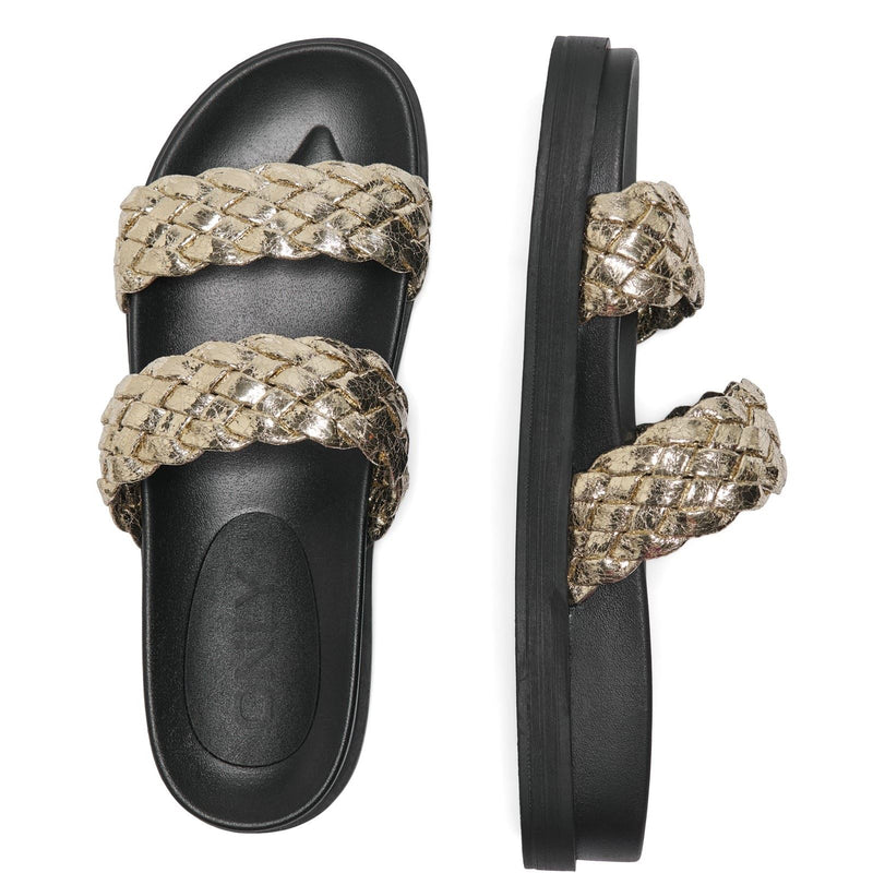 ONLY MINNIE-16 Synthetic Women's Gold Sandals