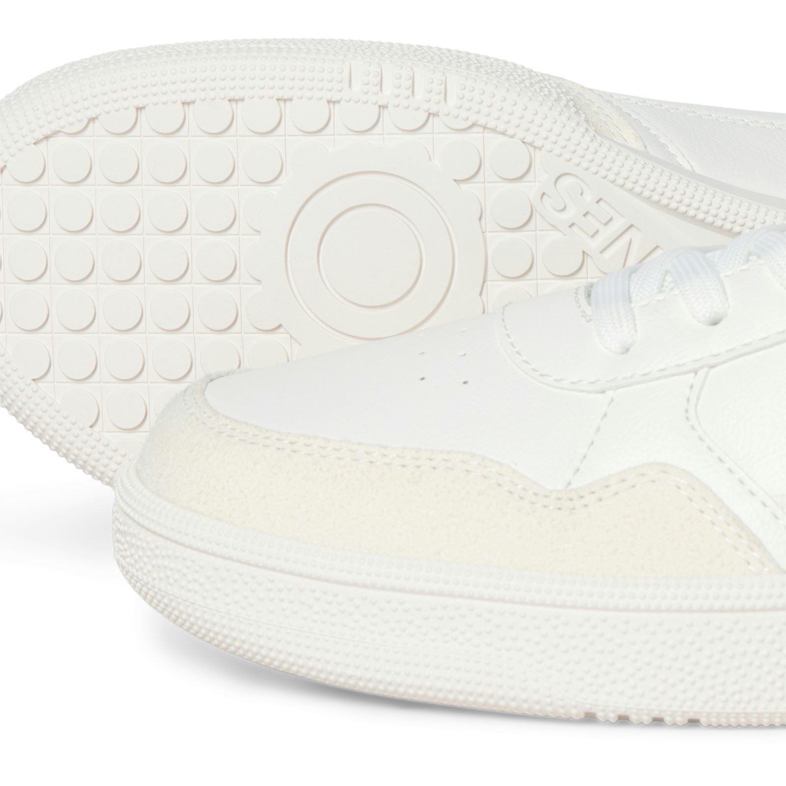 Jack & Jones Bounce Synthetic Men's White/Navy Blazer Sneakers