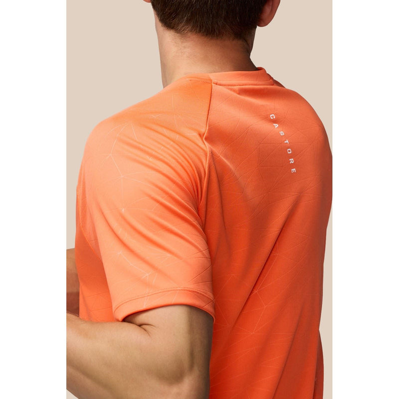 Castore Adapt Training T-Shirt Polyester Men's Orange Activewear T-Shirts