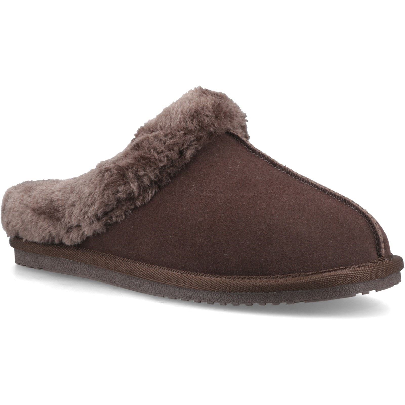 Hush Puppies Amara Suede Women's Chocolate Slippers