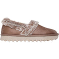 Skechers Cozy Up Synthetic Women's Taupe Slippers