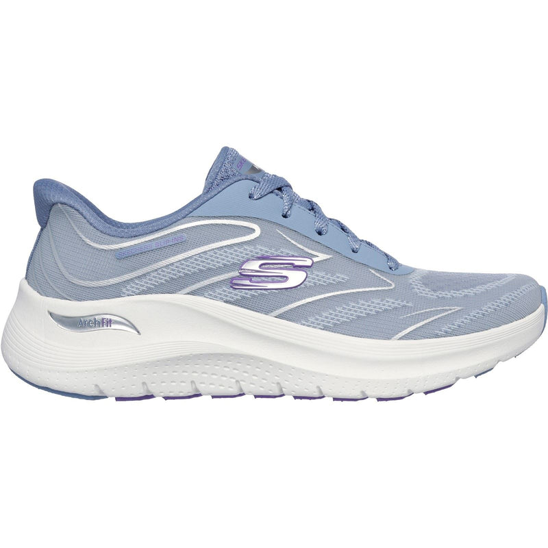 Skechers Arch Fit 2.0 Textile Women's Blue/Purple Trainers