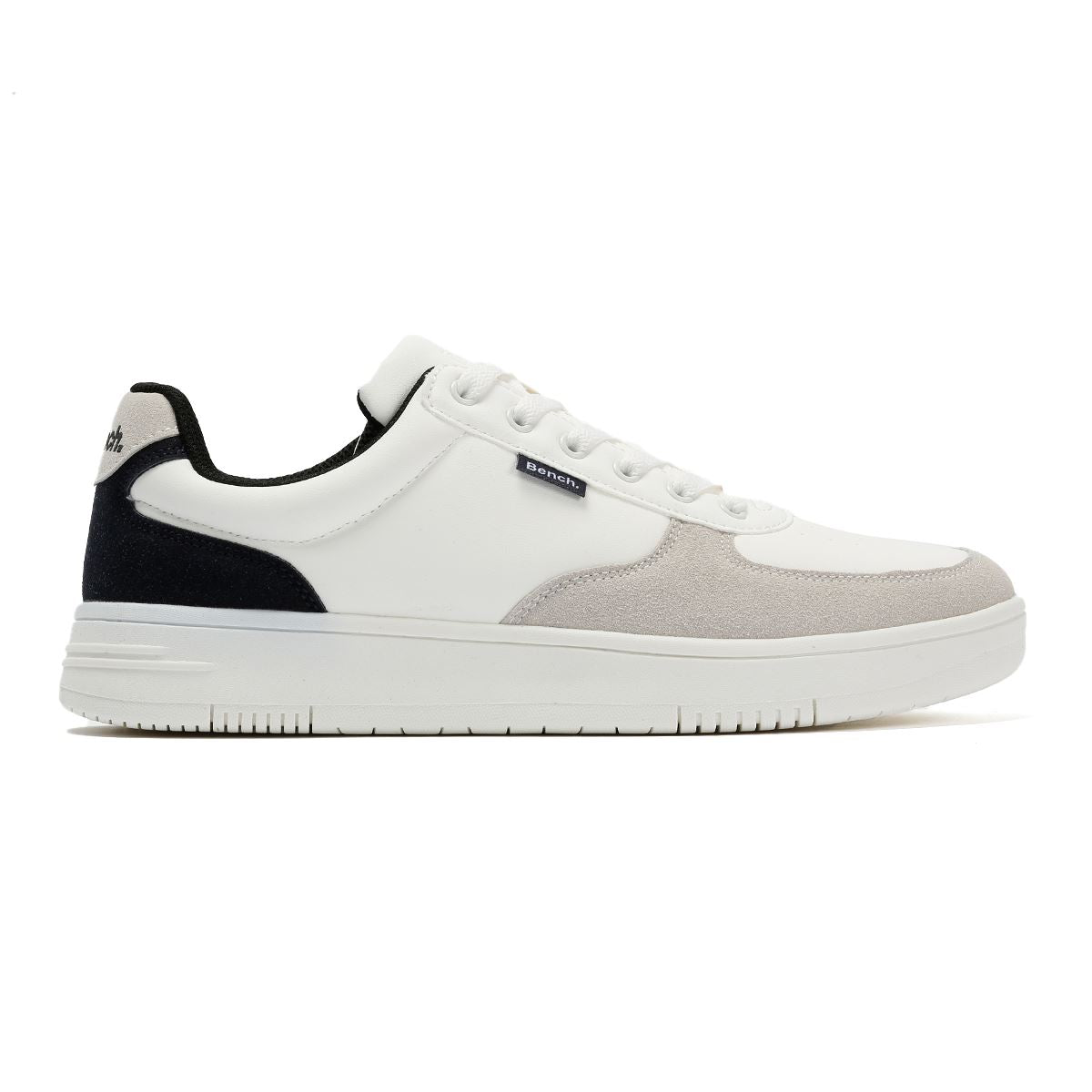 Bench Grainger Men's White/Gray Sneakers