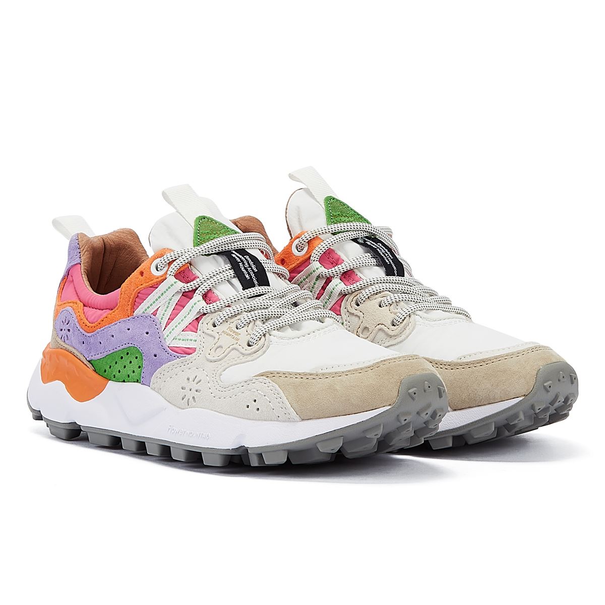 Flower Mountain Yamano 3 Women's White/Pink Sneakers