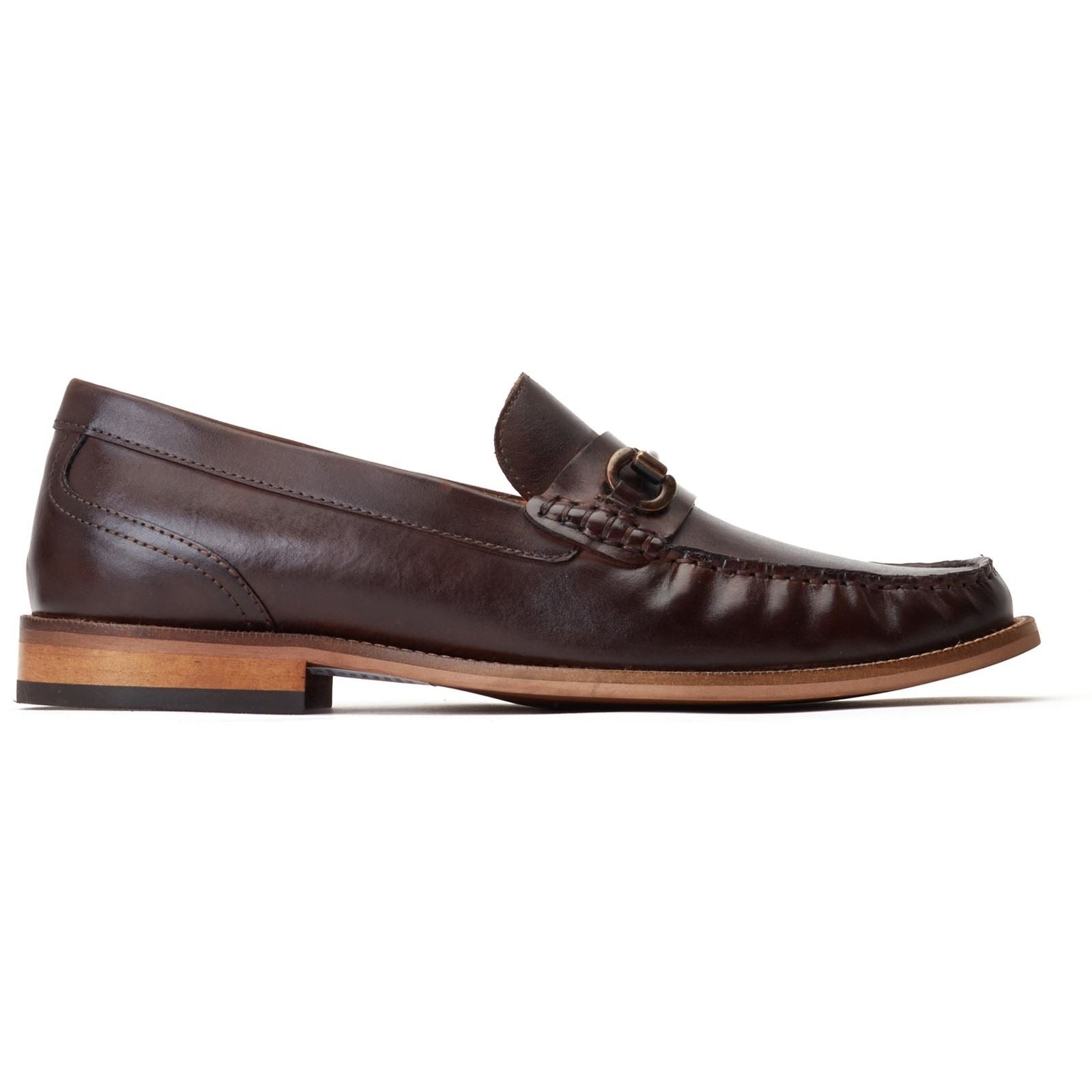 Base London Madison Leather Men's Brown Loafers