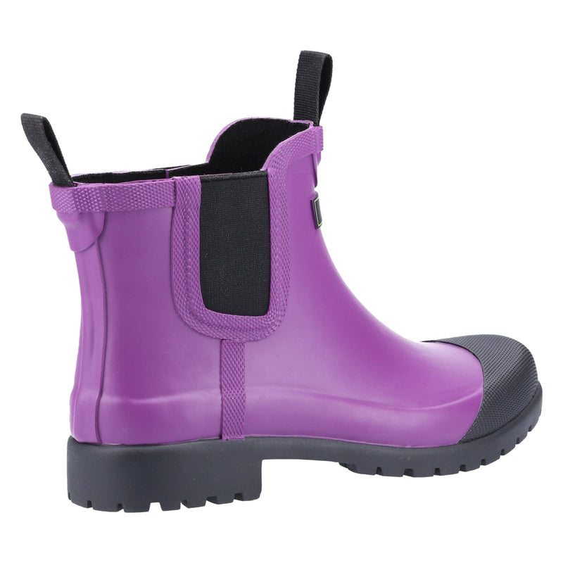 Cotswold Blenheim Rubber Purple Wellington Boots