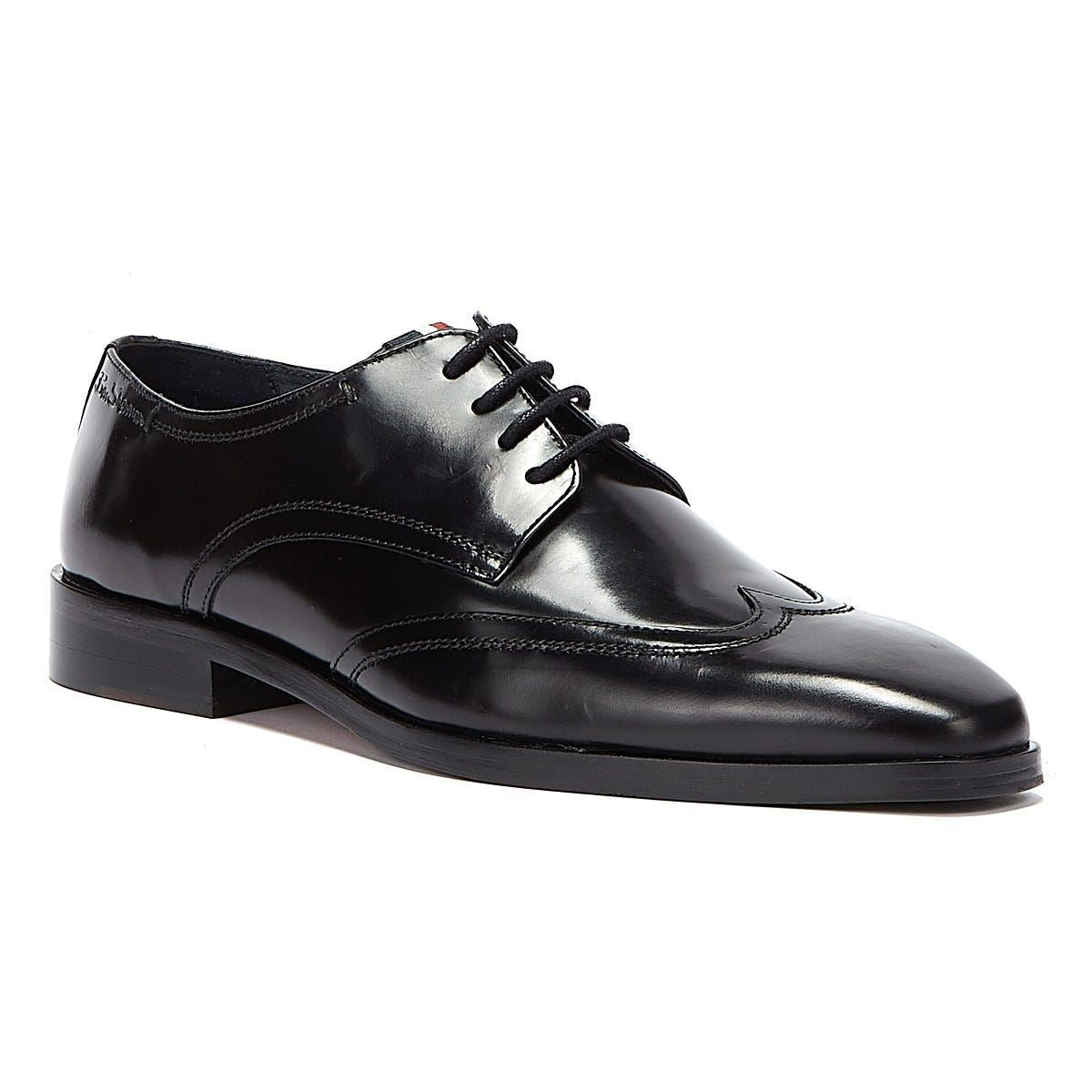Ben Sherman Kingston Derby Mens Black Shoes