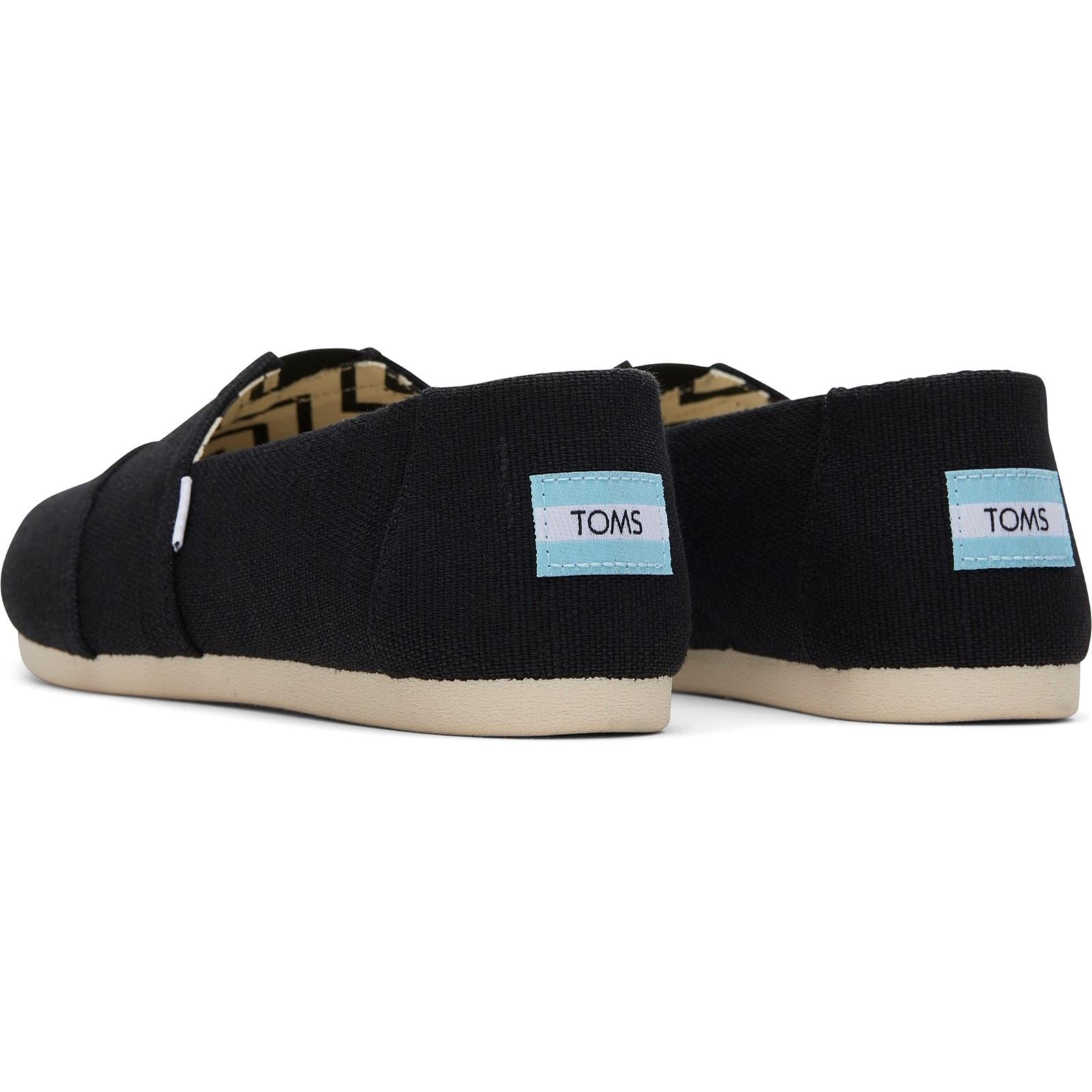 TOMS Alpargata Cotton Women's Black Trainers