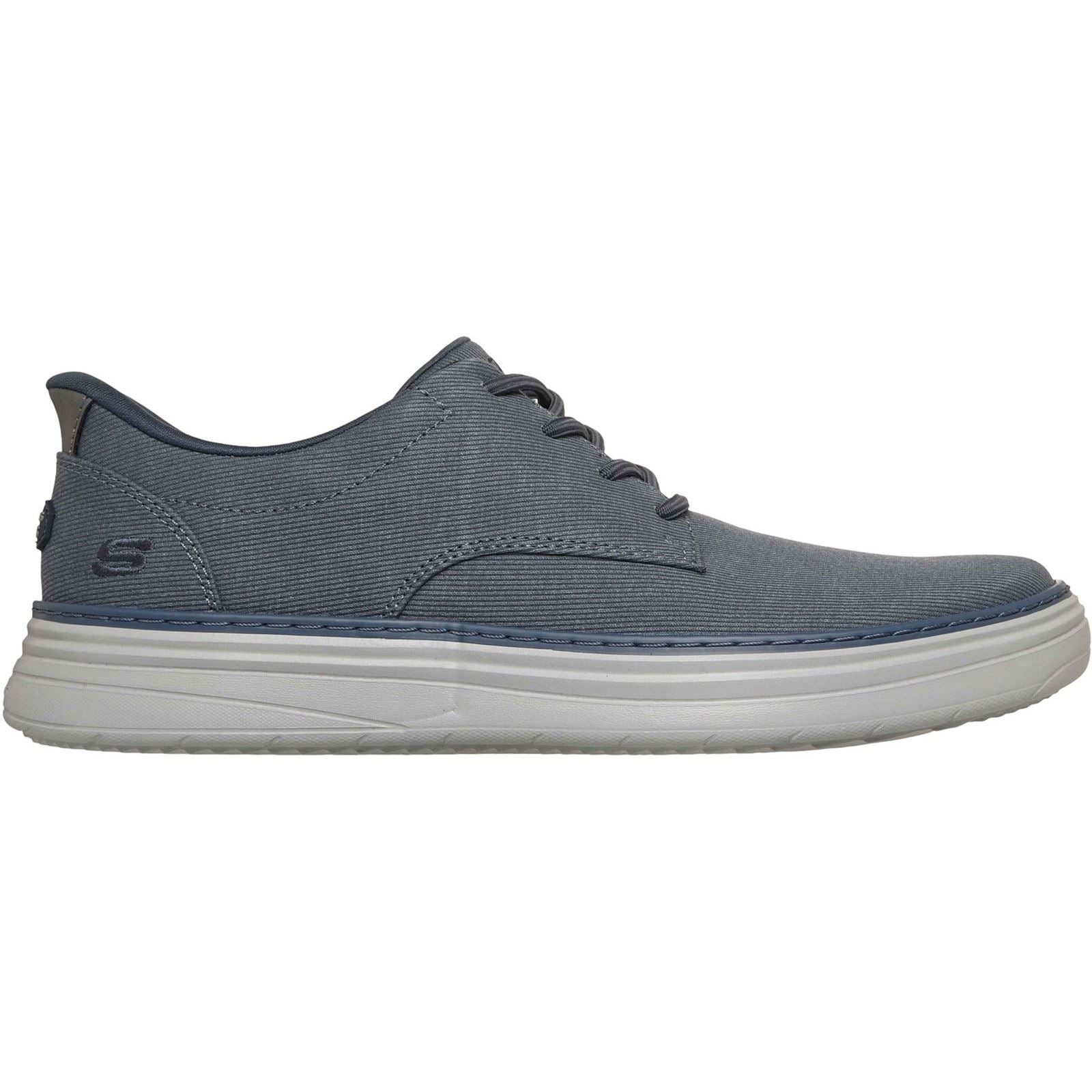 Skechers Hyland Justino Textile Men's Navy Lace-Up Shoes
