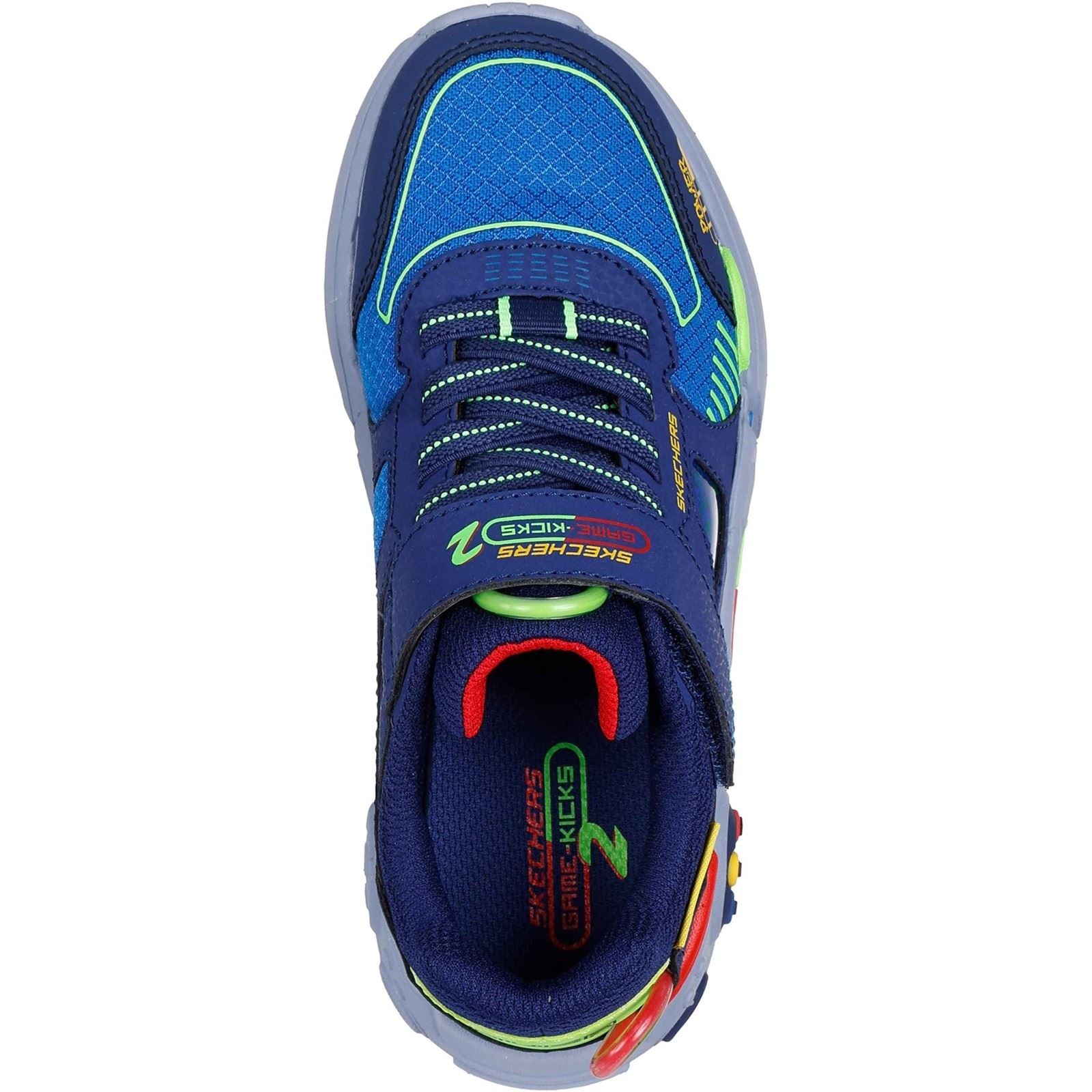 Skechers Game Kicks: Gametronix 2.0 Boy's Navy/Multi Trainers
