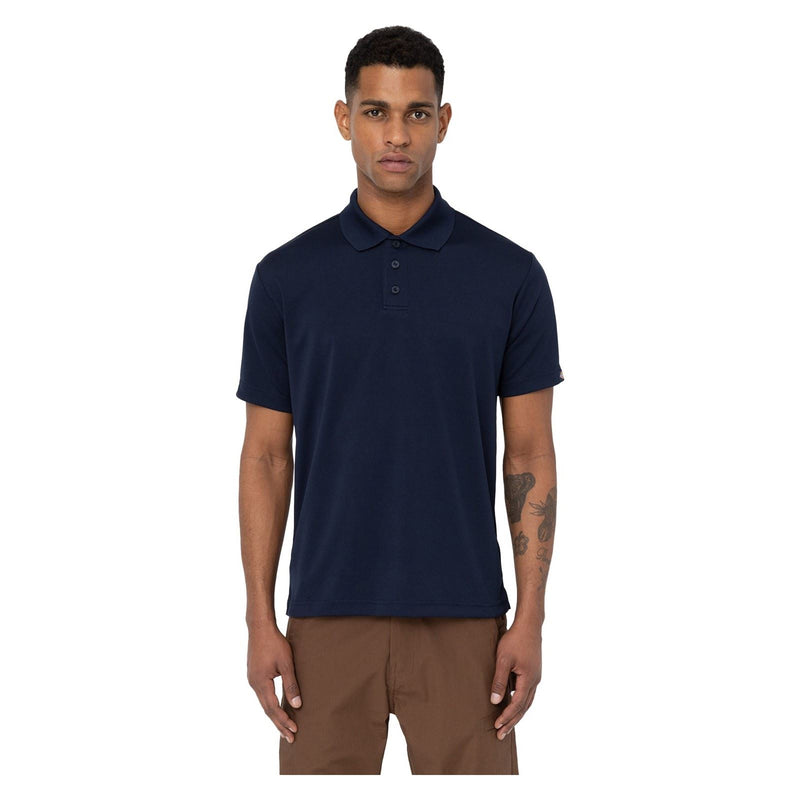 Dickies Everyday Polyester Men's Blue Polo Shirt