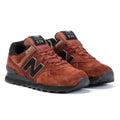 New Balance 574 Suede Brown Sneakers