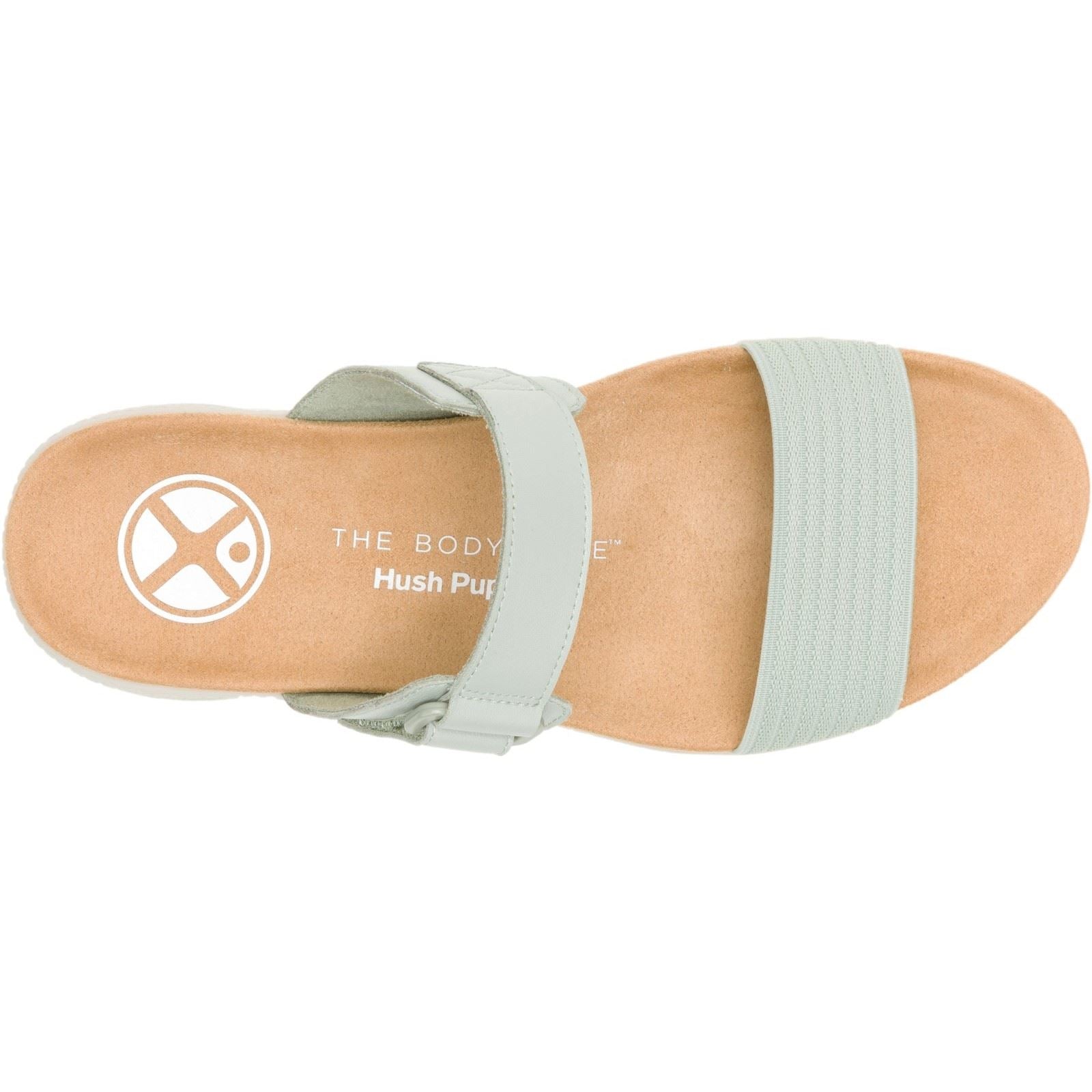 Hush Puppies Breathe Gore Leather Women's Sage Standard Sandals