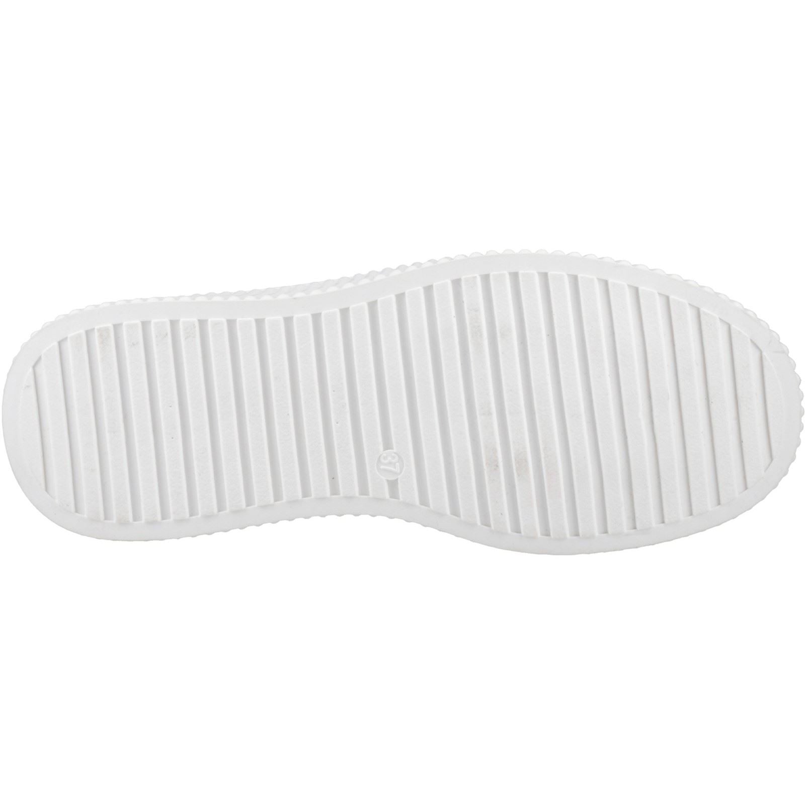 Hush Puppies Harlow Leather Women's Silver Sneakers