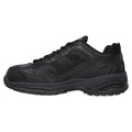 Skechers Workwear Soft Stride - Grinnell Suede Men's Black Safety Sneakers