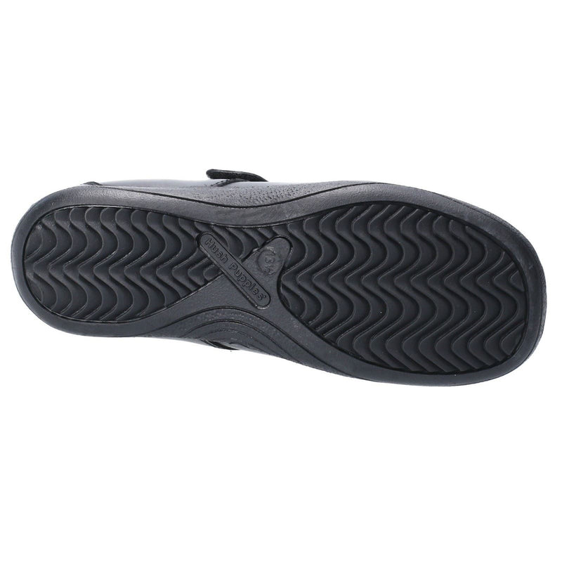 Hush Puppies Amber Junior Leather Girls's Black Shoes