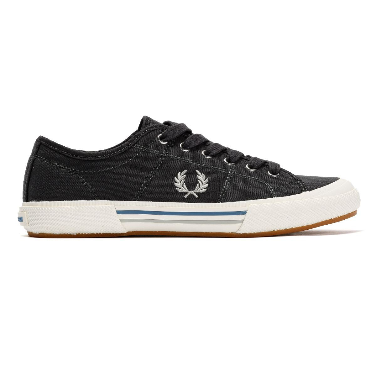 Fred Perry B708 Vintage Tennis Canvas Men's Anchor Gray Sneakers