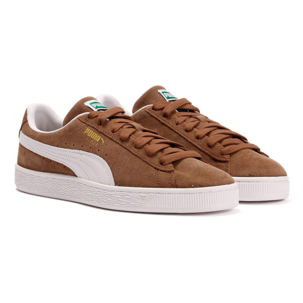 Puma Classic Suede Haute Coffee/White Sneakers