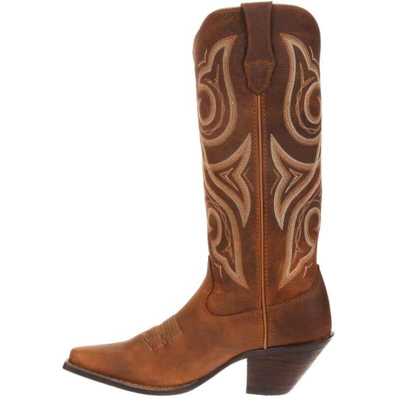Durango Crush Leather Men's Distressed Cognac Boots