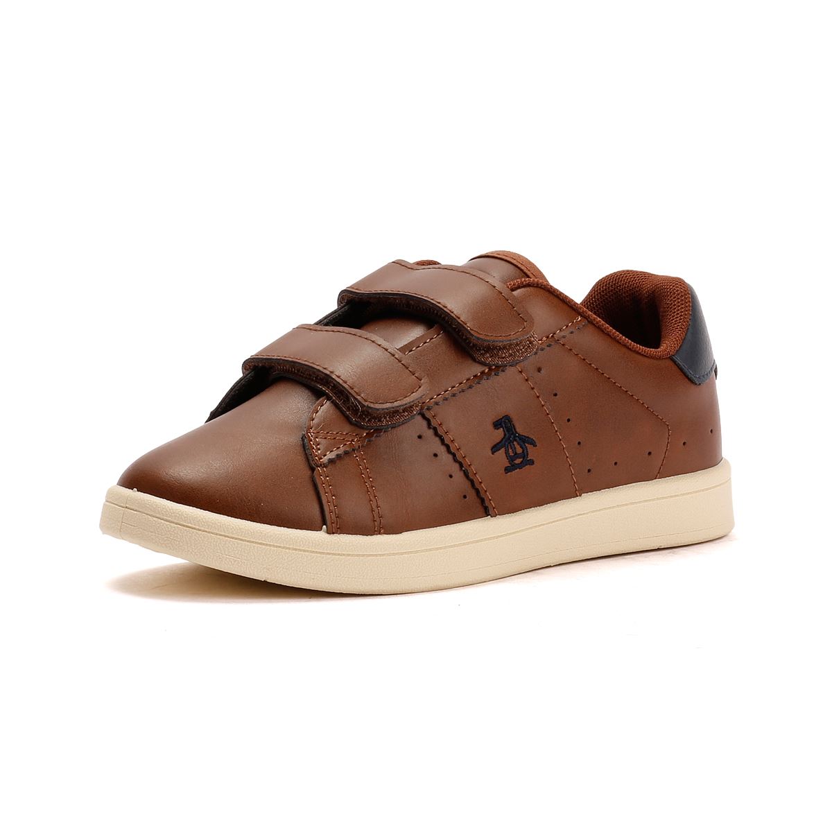 Penguin Junior Marble Tan/Navy Sneakers