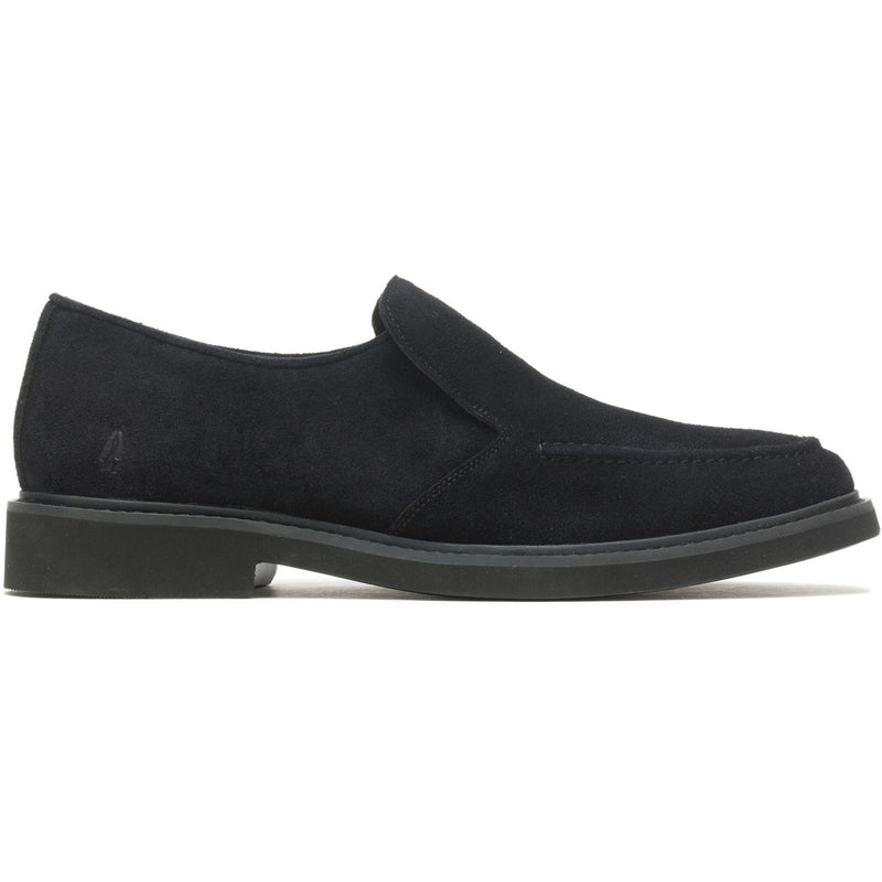 Hush Puppies Earl Slip On Suede Men's Black Loafers