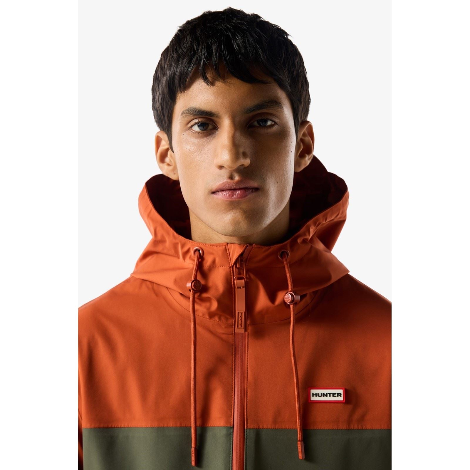 Hunter Original Mens Block Waterproof Men's Red Rain Jacket