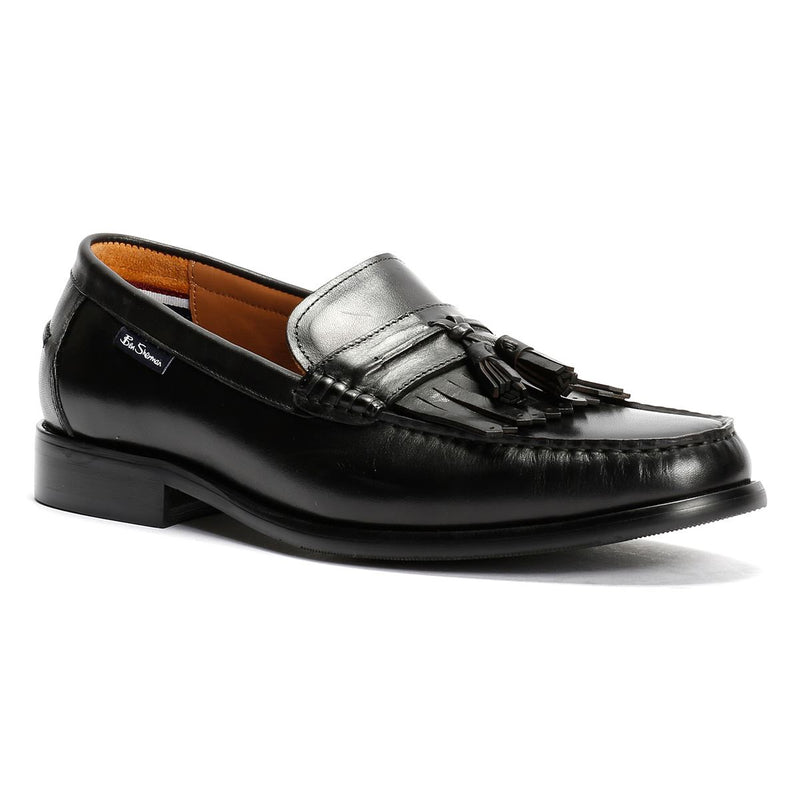 Ben Sherman Buster Leather Men's Black Loafers