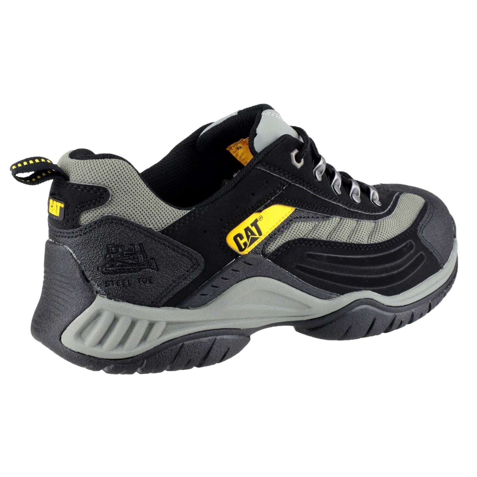 Caterpillar Moor Leather Black Safety Sneakers