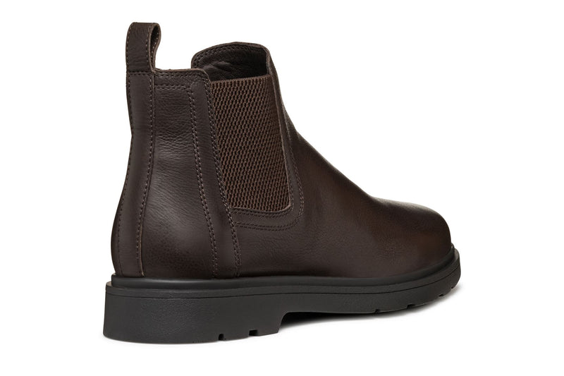 Geox Spherica EC1 C Tumble Leather Men's Coffee Boots