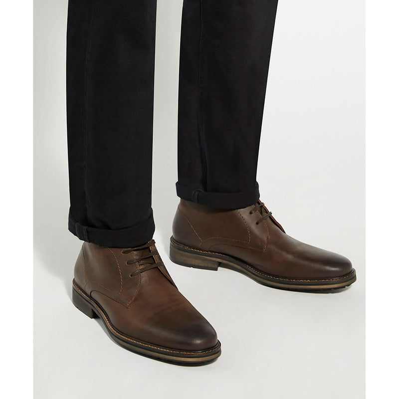 Dune Charleys Leather Men's Brown Boots
