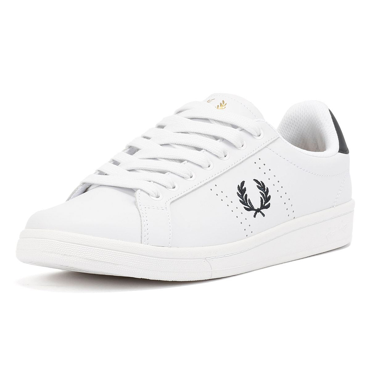 Fred Perry Cupsole Leather Men's White/Navy Sneakers
