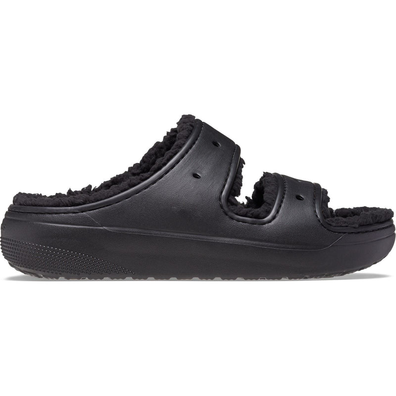 Crocs Classic Cozzzy Thermoplastic Women's Black Sandals
