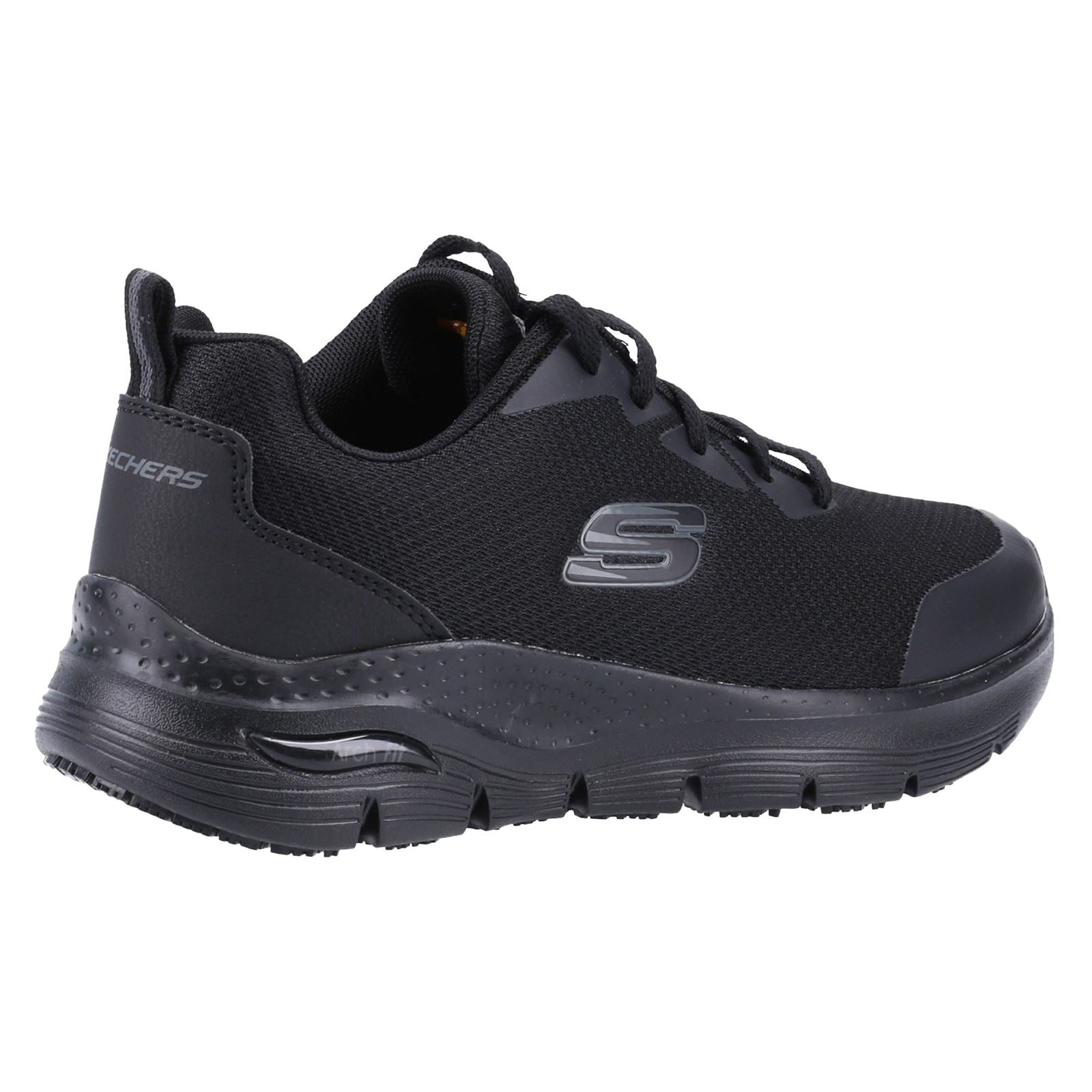Skechers Workwear Arch Fit Sr Polyester Women's Black Safety Sneakers