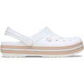 Crocs Crocband Thermoplastic White/Pink Caramel Clogs