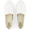 TOMS Alpargata Plus 100% Cotton Women's White Espadrilles