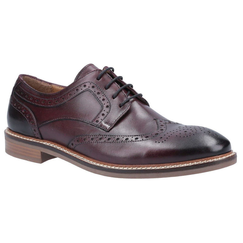 Hush Puppies Bryson Leather Men's Bordo Brogues Shoes