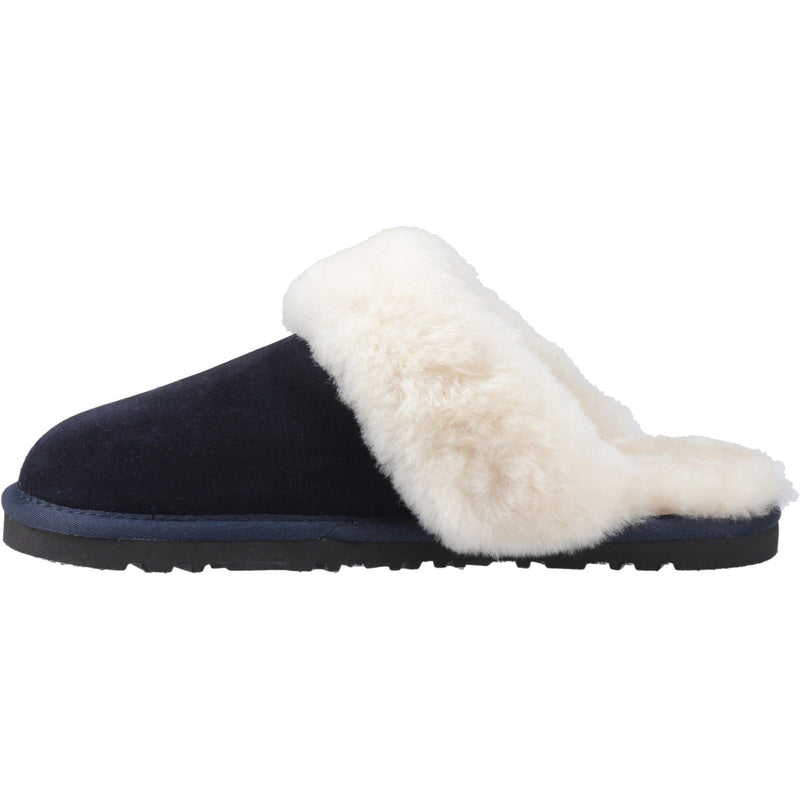 Hush Puppies Samantha Suede Women's Navy Slippers