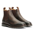 Tower London Harbour Leather Men's Dark Brown Chelsea Boots