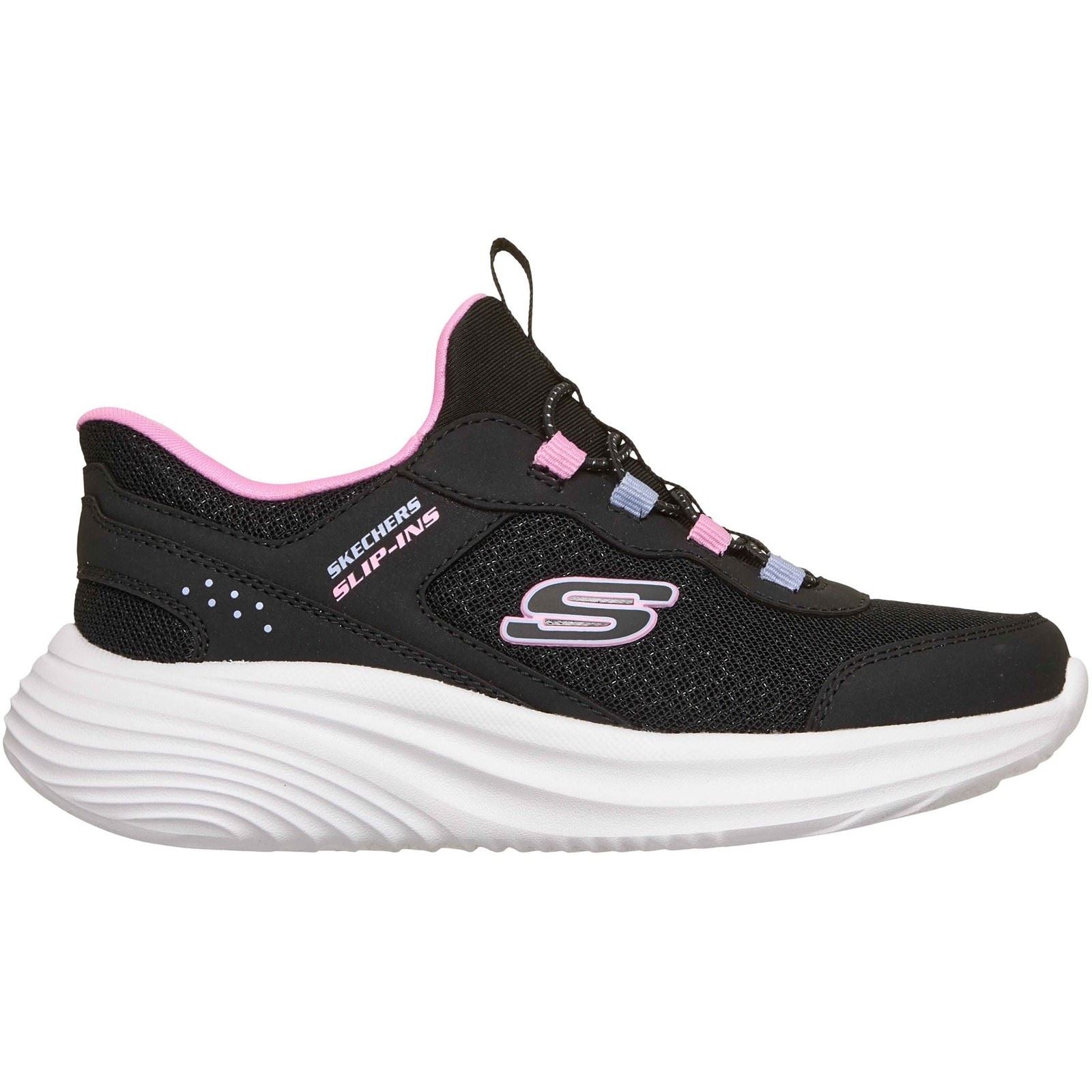Skechers Bounder Pro Polyurethane Girl's Black Trainers