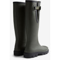 Hunter Downpour Adjustable Boot Rubber Women's Dark Olive/Black Wellington Boots