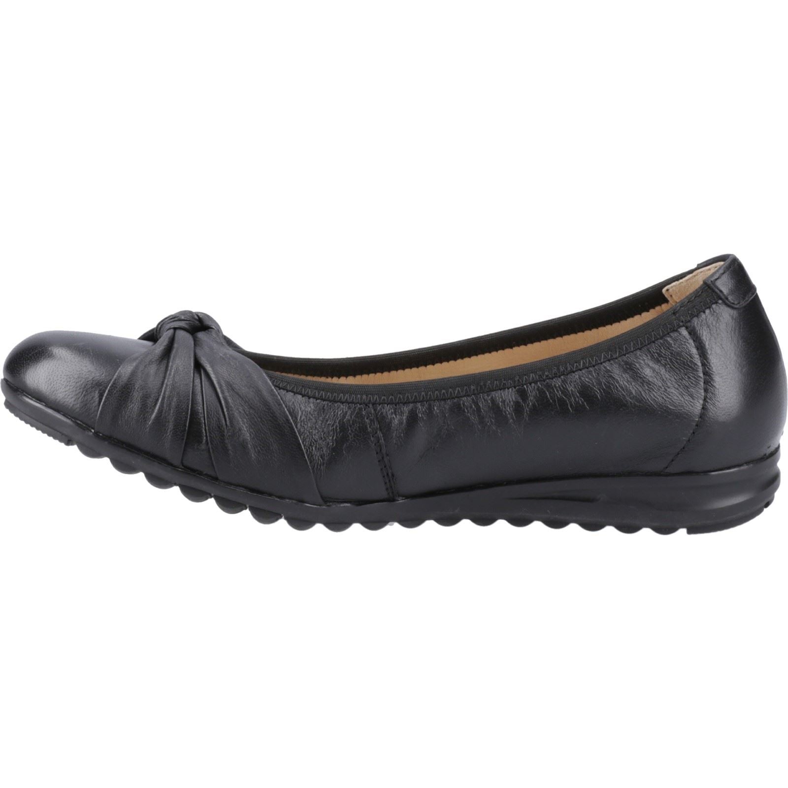 Hush Puppies Lilith Leather Women's Black Standard Flats