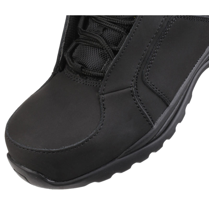 Amblers Safety FS59C Leather Women's Black Safety Trainers